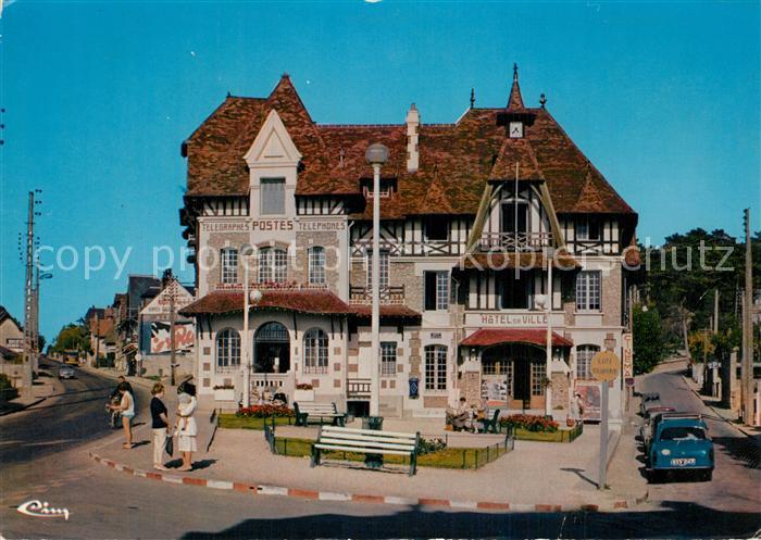 Blonville-sur-Mer La Poste l’Hotel de Ville la route de Deauville