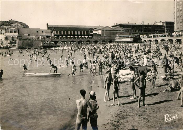 Marseille Bouches-du-Rhone Plage du Petit Catalan
