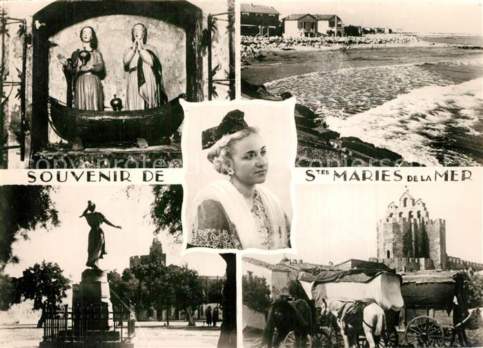 Saintes-Maries-de-la-Mer La Camargue Vue partielle
