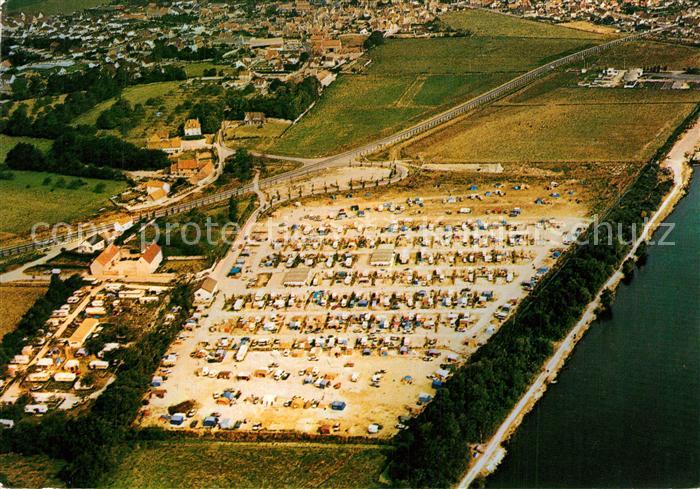 Ouistreham Riva Bella Parc Municipal de Camping Caravaning des Pommiers Vue aeri