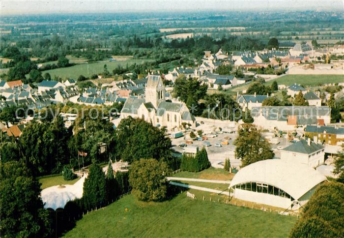 Sainte-Mere-Eglise Musee des Troupes Aeroportes Vue aerienne