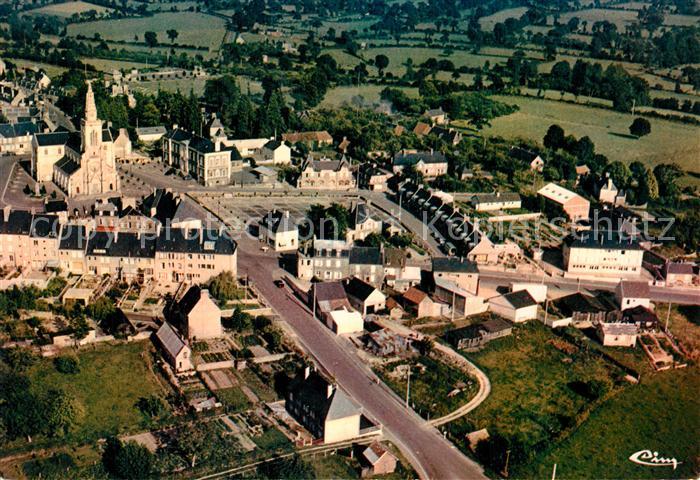Percy Manche Vue generale aerienne