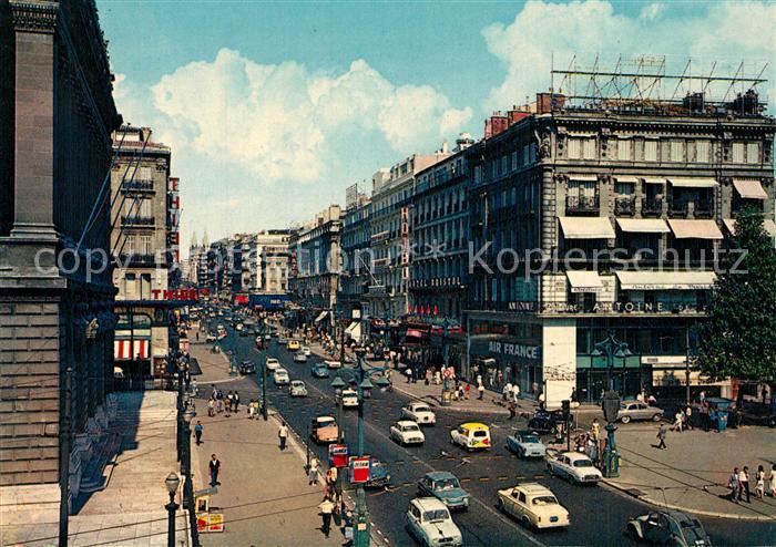 Marseille Bouches-du-Rhone La Canebiere
