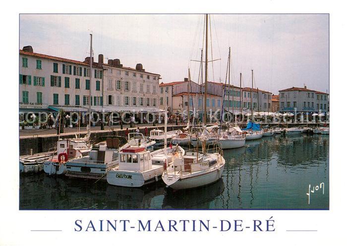 Saint-Martin-de-Re Le quai de Saint Martin de Re
