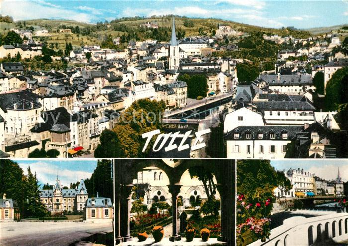 Tulle Correze Vue generale La Prefecture Le Cloitre L