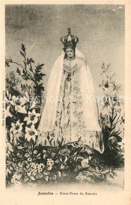 Josselin Notre Dame du Roncier Heiligenfigur