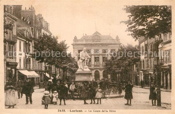 Lorient Morbihan Bretagne Le Cours de la Bôve Monument Statue