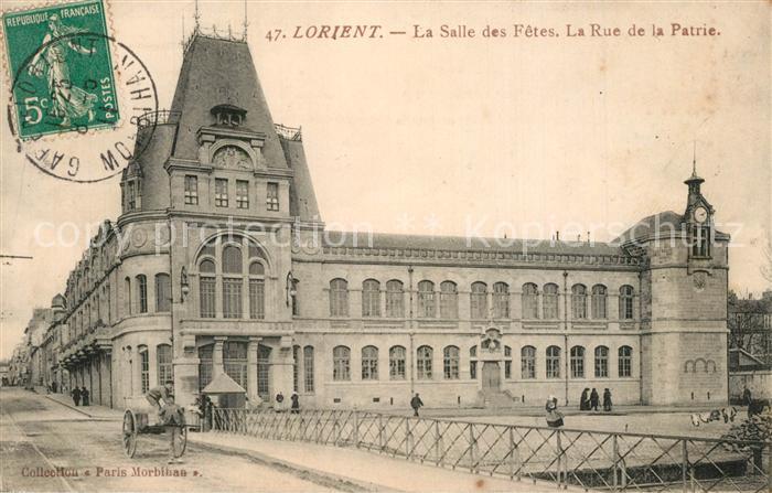 Lorient Morbihan Bretagne Salle des Fêtes Rue de la Patrie