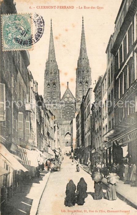 Clermont-Ferrand Rue des Gras Eglise