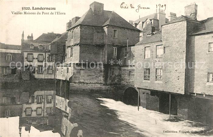 Landerneau Veilles maisons du Pont de l'Elorn