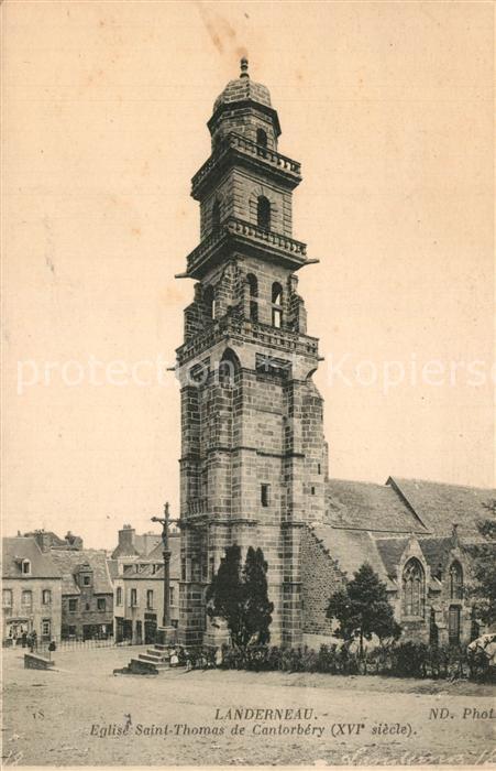 Landerneau Eglise Saint Thomas de Cantorbéry XVIe siècle