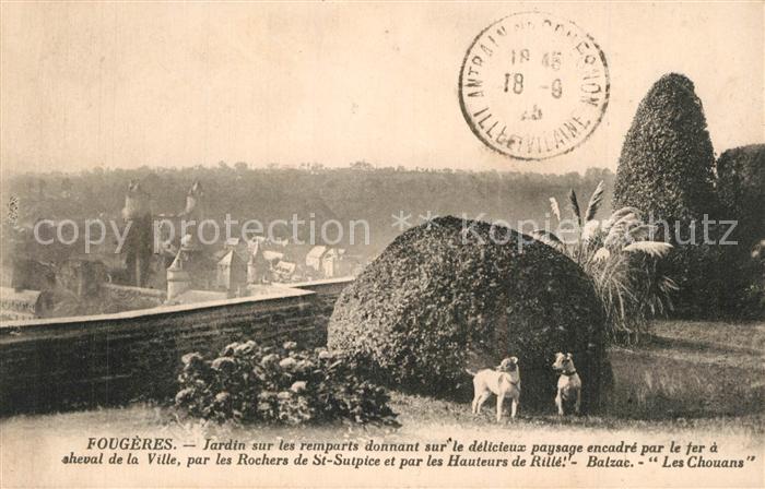 Fougeres Jardin sur les remparts