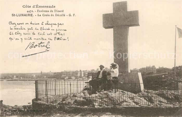 Saint-Lunaire La Croix du Décollé Côte d Emeraude