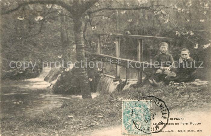 Blennes Le déversoir du petit moulin