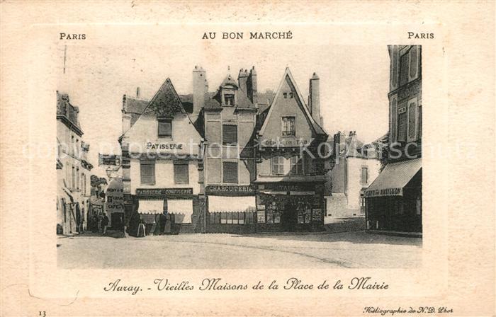 Auray Vieilles maisons de la Place de la Mairie