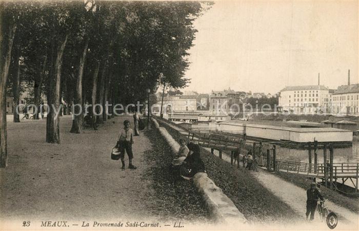 Meaux Seine et Marne Promenade Sadi Carnot