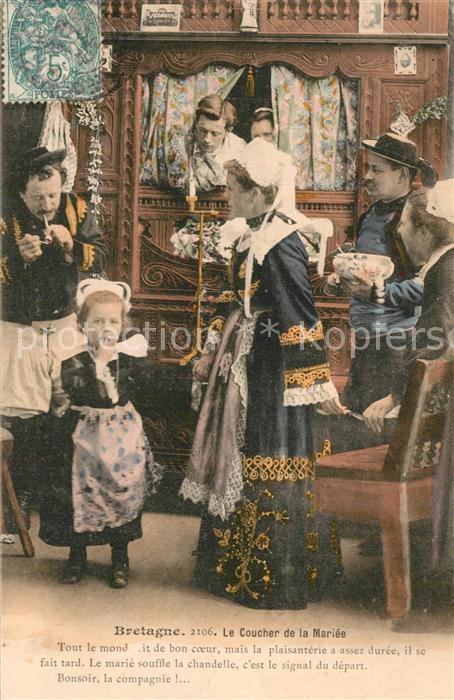 Bretagne Region Coucher de la Mariée