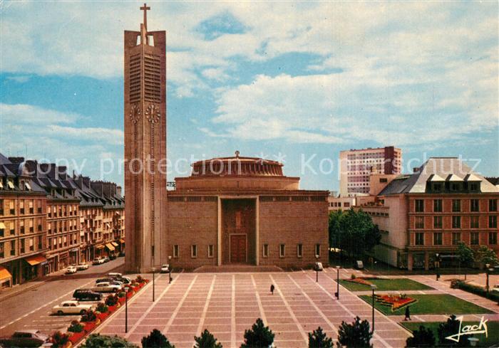 Lorient Morbihan Bretagne Place Saint Louis Eglise