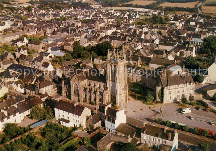 Carhaix-Plouguer Eglise Saint Trémeur vue aérienne