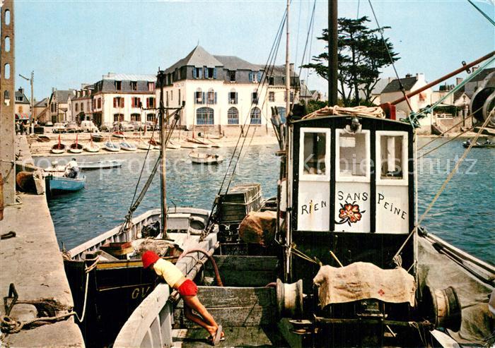 Ile-Tudy Le Port Bateau Rien Sans Peine