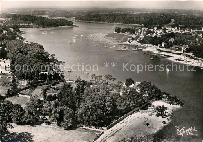 Benodet Vu de Sainte Marine et Vallee de l'Odet vue aérienne