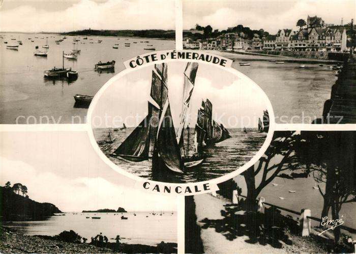 Cancale Bisquine Cancalaise Port Hôtels de la Houle Rocher de Cancale Promenade