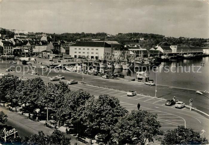 Concarneau Finistere Le port et la Criée