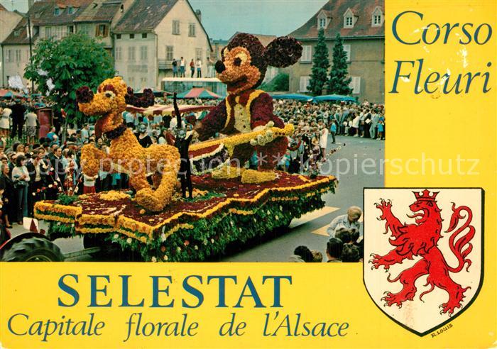Selestat Bas Rhin Elsass Corso Fleuri