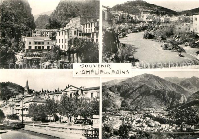 Amelie-les-Bains-Palalda Thermes Pujade Tech Centre vue Generale Alpes