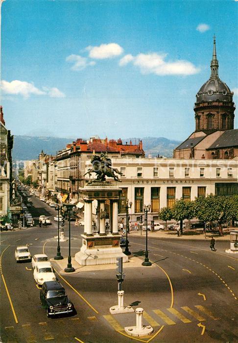 Clermont Ferrand Puy de Dome Place de Jaude Monument Eglise
