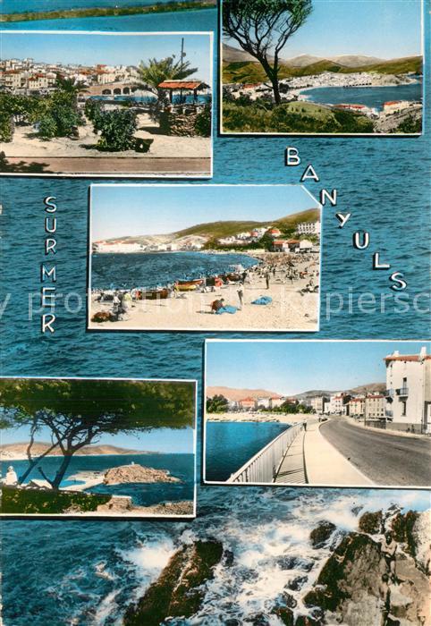 Banyuls-sur-Mer Vue Generale Plage Jetée Nouvelle Route