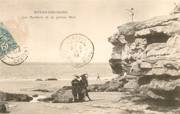 Royan 17 Les Rochers et la pleine Mer