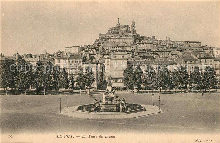 Le Puy de Dome La Place du Breuil