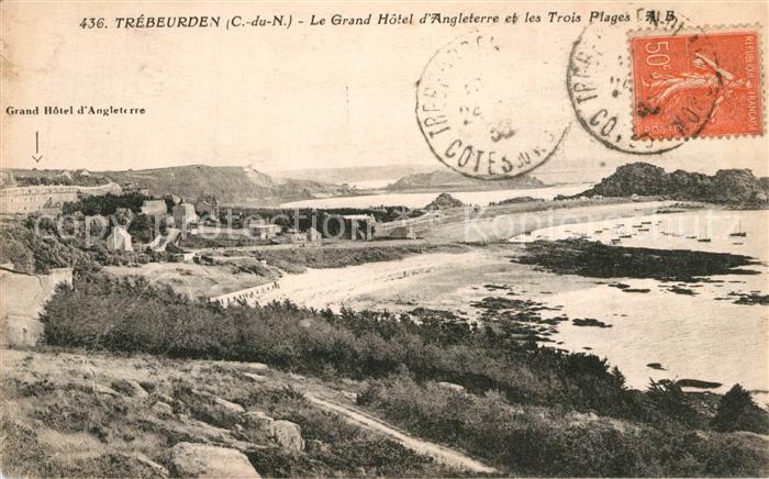 Trebeurden Le Grand Hotel d’Angleterre et les Trois PLages