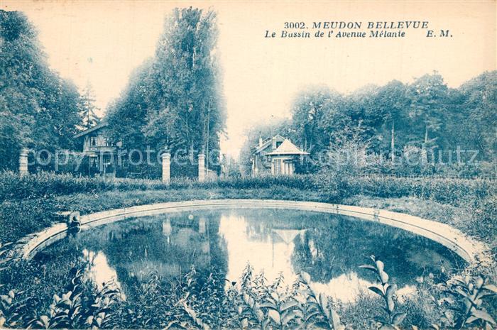 Meudon Bellevue Le Bassin de l’Avenue Melante