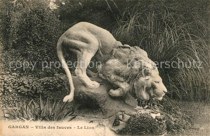 Gargan Livry Villa des fauves Le Lion