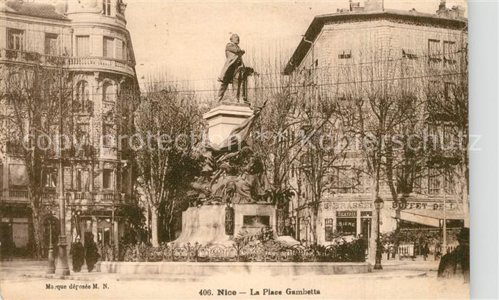 Nice Alpes Maritimes La Place Gambetta
