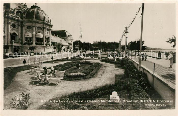 Royan 17 Les Jardins du Casino Municipal Creation Bonnin Freres