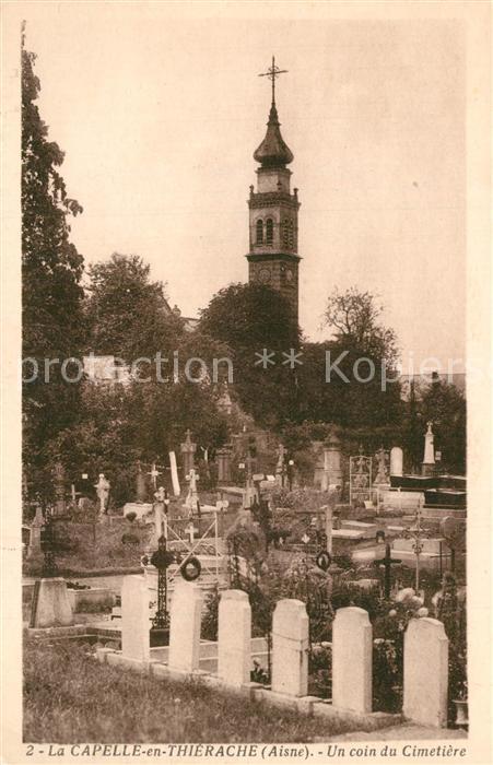 La Capelle-en-Thierache Un coin du Cimetiere