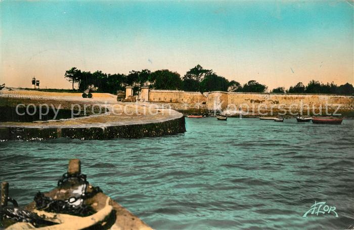 Ile-d Aix Arrivee au debarcadere