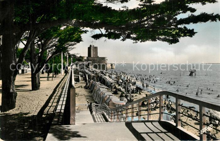 Fouras Charente-Maritime La plage et la promenade