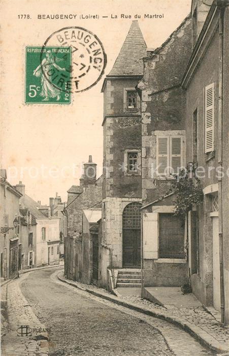 Beaugency La Rue du Martroi