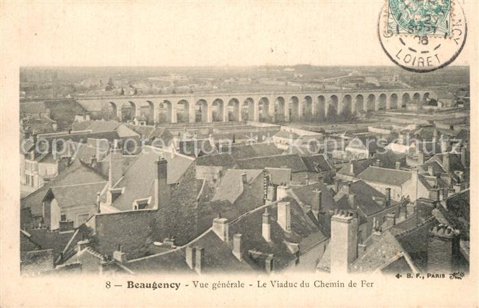 Beaugency Vue generale Le Viaduc du Chemin de Fer