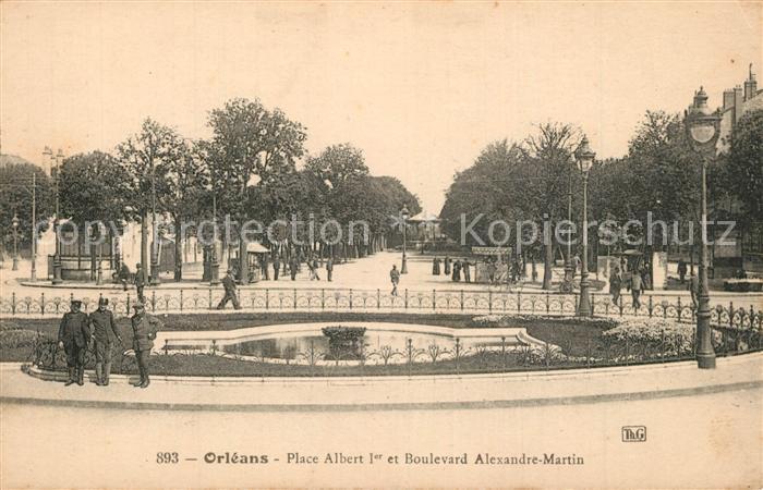 Orleans Loiret Place Albert I et Boulevard Alexandre M