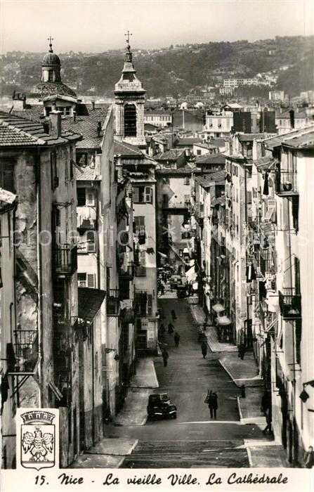 Nice Alpes Maritimes La vieille Ville La Cathedrale