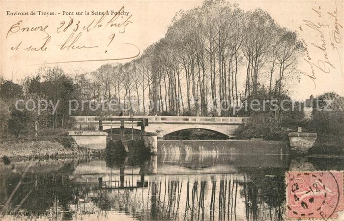 Troyes Aube Pont sur la Seine a Fouchy