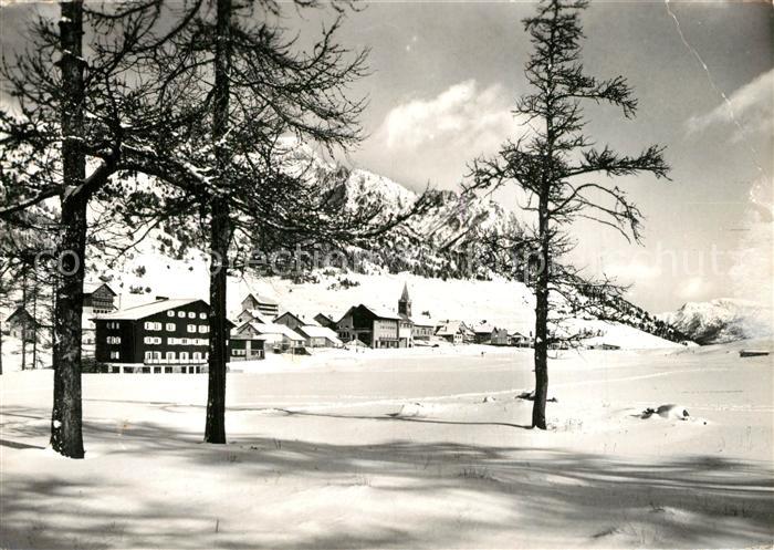 Montgenevre Les Grandes Alpes en hiver Vue generale