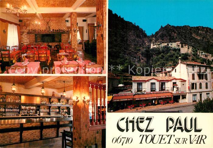 Touet-sur-Var Chez Paul Bar Restaurant Hotel