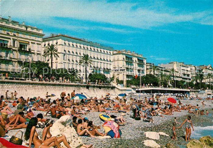 Nice Alpes Maritimes Les plages et la promenade des Anglais