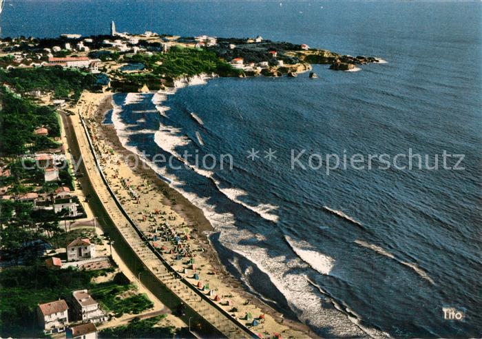 Saint-Georges-de-Didonne La Plage et la Pointe de Vallieres Vue aerienne